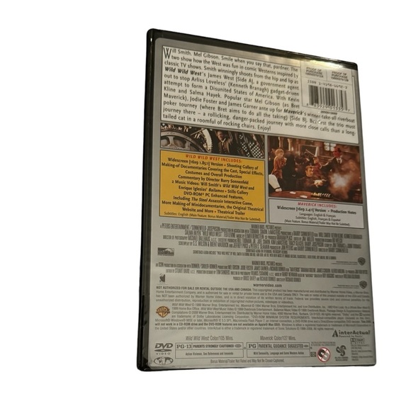 NEW!Double feature DVD westerns Maverick and Wild West James Garner Jodie Foster - Picture 2 of 8